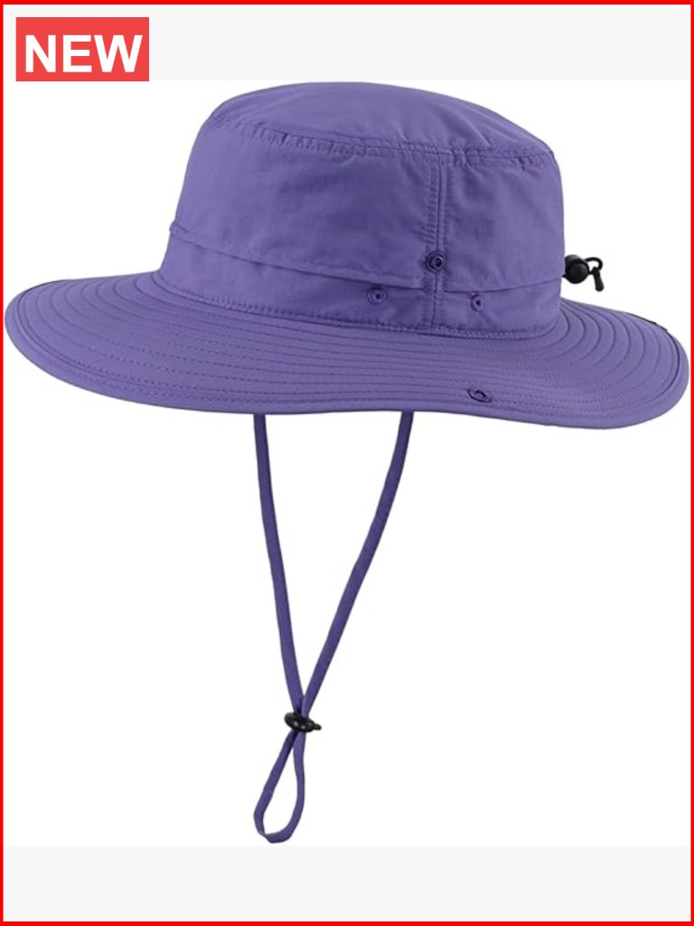 Upf 50+ Sun Hat For Men Women Outdoor Uv Protection Safari Cowboy Hat